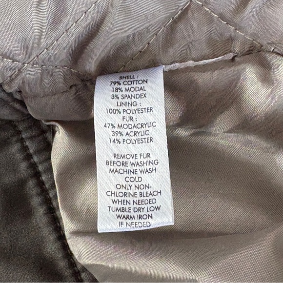 LOFT double-breasted utility jacket w/ notched lapel, M - Picture 6 of 7